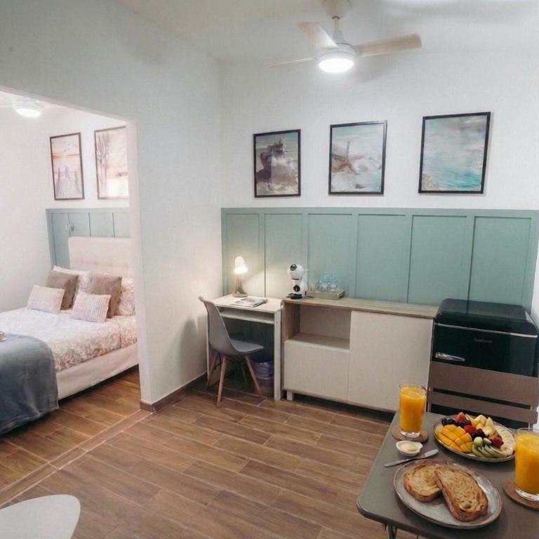 Habitación Suite El Mirador - Habitación Doble con baño privado externo - 2 camas - 4