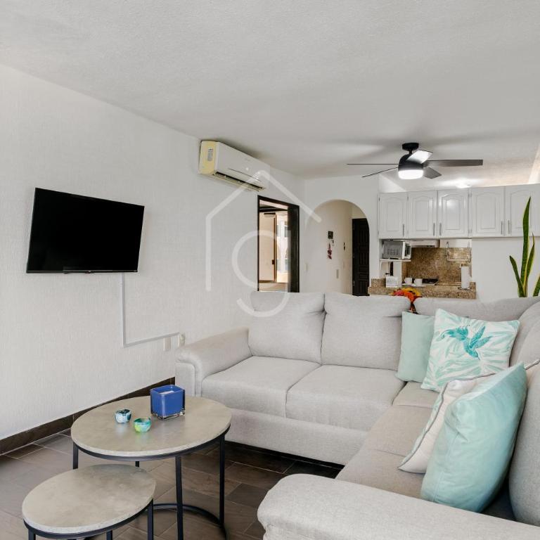 2B Condo Oceanview Cancun Hotel Zone - Apartment mit 2 Schlafzimmern - 4