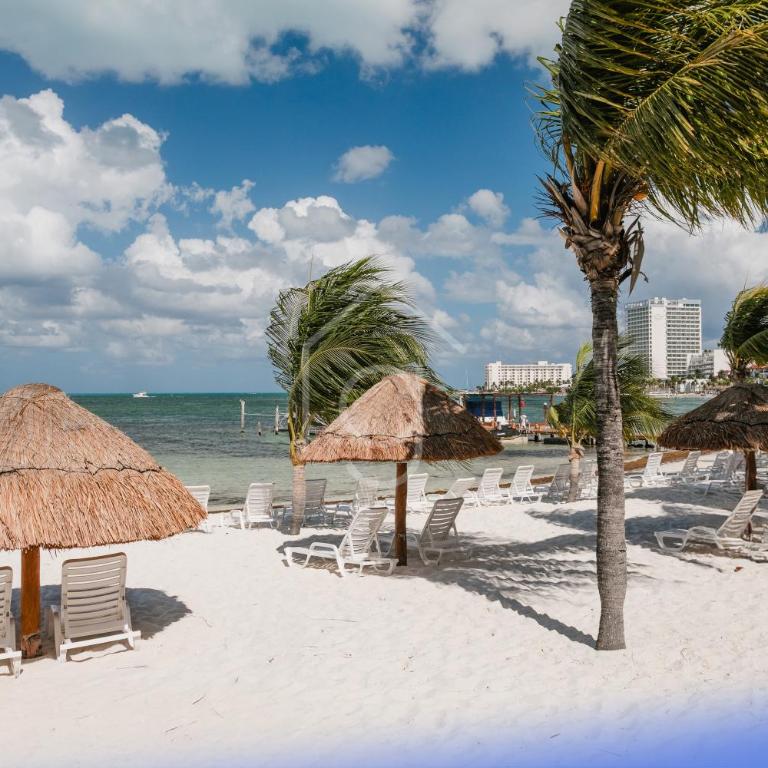 2B Condo Oceanview Cancun Hotel Zone - Apartment mit 2 Schlafzimmern - 38