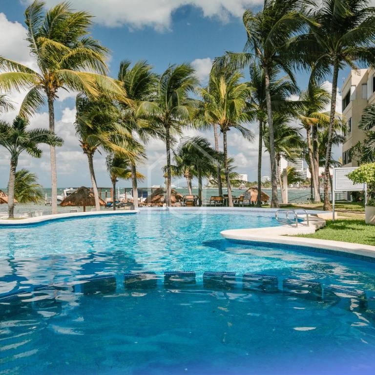 2B Condo Oceanview Cancun Hotel Zone - Apartment mit 2 Schlafzimmern - 46