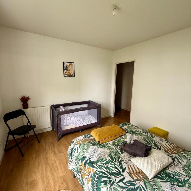 Grand T3 lumineux - Proche centre ville avec terrasse et parking - Apartment mit 2 Schlafzimmern - 12