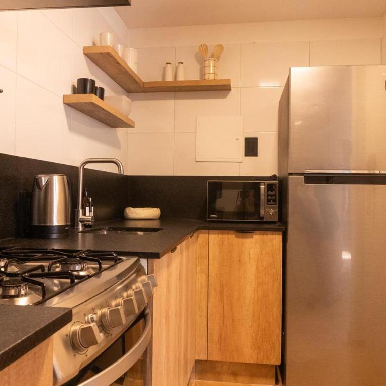 DEPARTAMENTO en MENDOZA centro, moderno y cálido, Parking - Lavandería - Apartamento de 1 dormitorio - 4