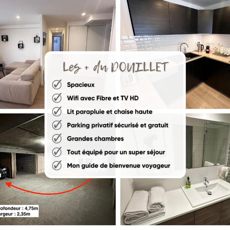 LE DOUILLET - Parking gratuit - Centre ville - Appartement 2 Chambres - 3