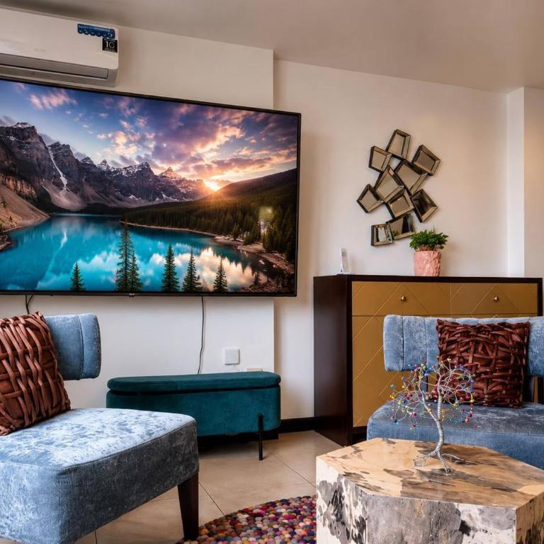 Bellini Puerto Santa Ana, Pool, Parking, AC & Laundry, Cerca de bares y restaurantes - Two-Bedroom Apartment - 17