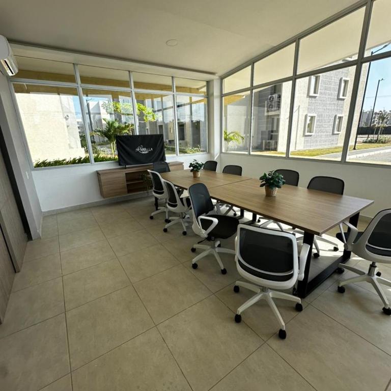 Amazing Apto cerca a la playa de 2 dormitorios ,WiFi,Parking,AC,Pool,Gym, Coworking Cartagena - Two-Bedroom Apartment - 39