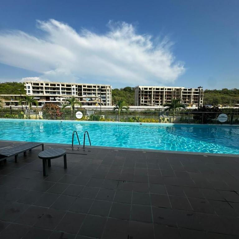 Amazing Apto cerca a la playa de 2 dormitorios ,WiFi,Parking,AC,Pool,Gym, Coworking Cartagena - Two-Bedroom Apartment - 32