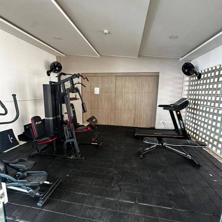 Amazing Apto cerca a la playa de 2 dormitorios ,WiFi,Parking,AC,Pool,Gym, Coworking Cartagena - Two-Bedroom Apartment - 34