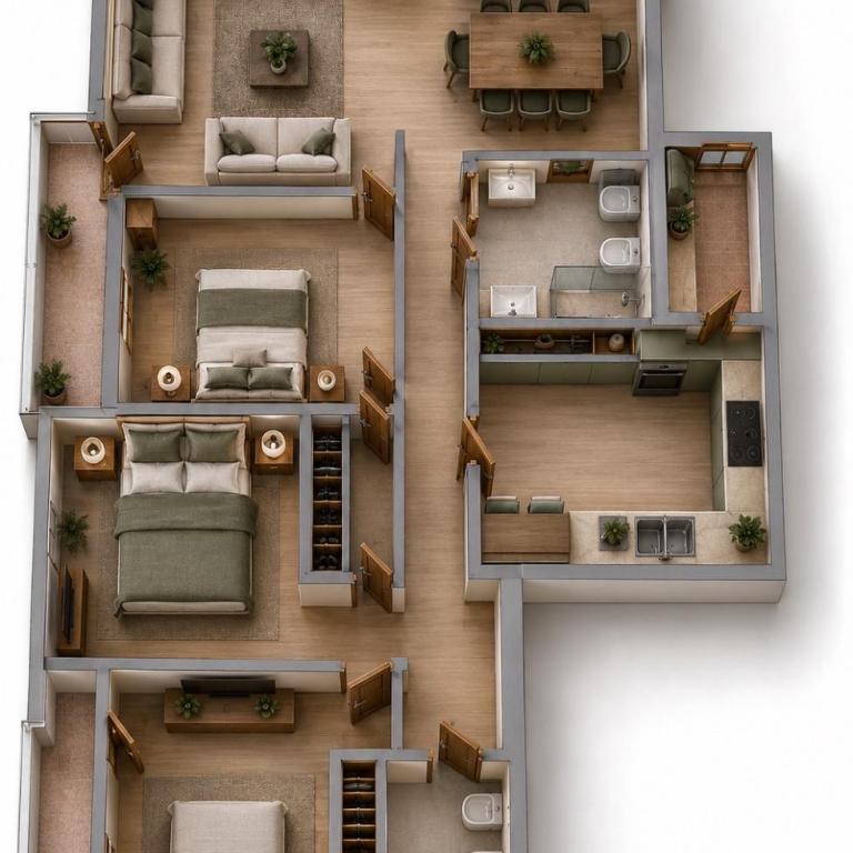 The Blue Nest Apartment by St Peter Basilica - Appartamento con 3 Camere da Letto - 14