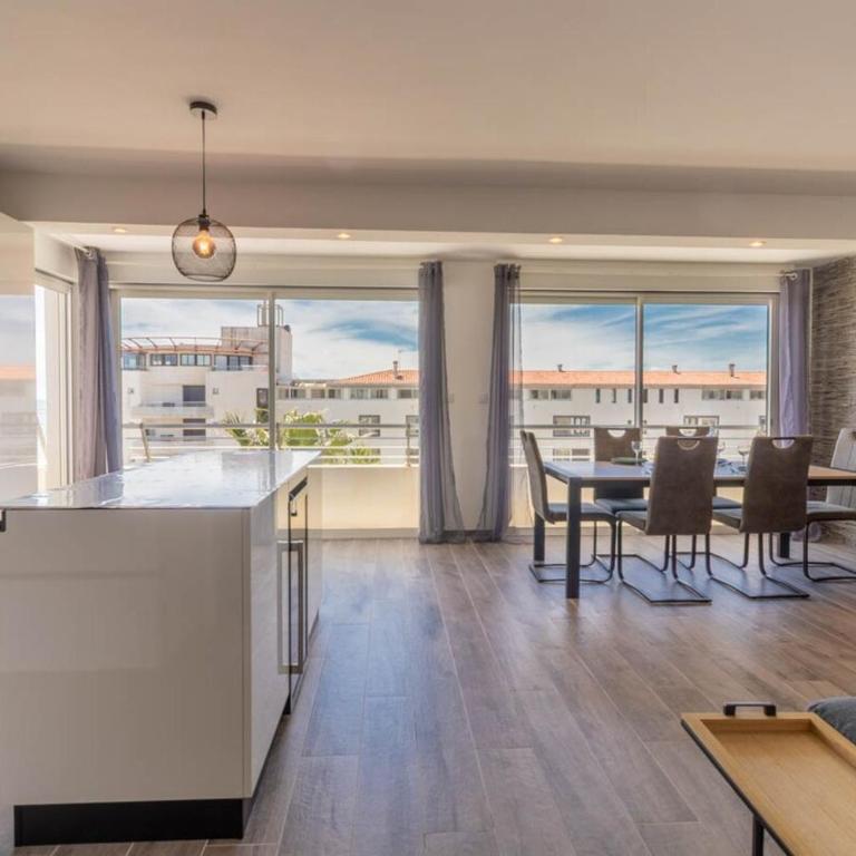 Balta, spacieux T2 vue mer, accès plage immédiat - Apartment mit 1 Schlafzimmer - 14