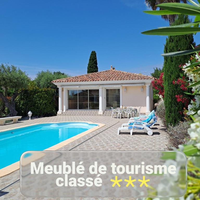Maison 3 chambres avec piscine à 5 min à pied de la plage - Maison 3 Chambres - 1