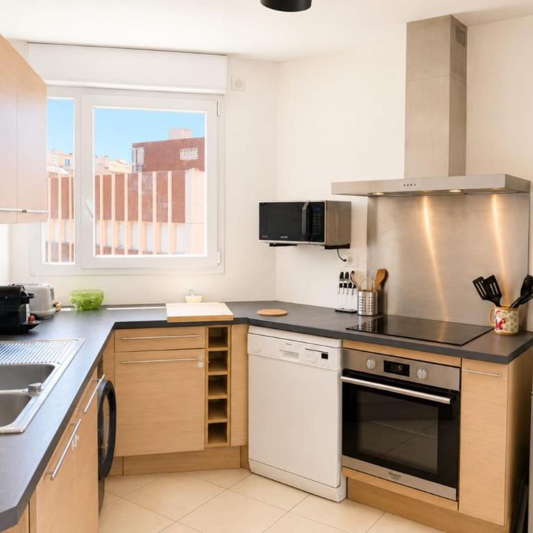 Le Pascal - Bel appart 2 ch proche Vieux-Port - Apartment - 6