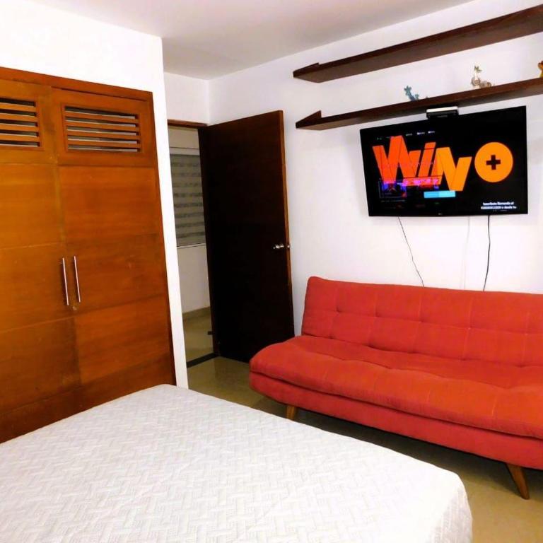 Luxury frente al mar laguito Cartagena edificio marina del rey - Three-Bedroom Apartment - 27
