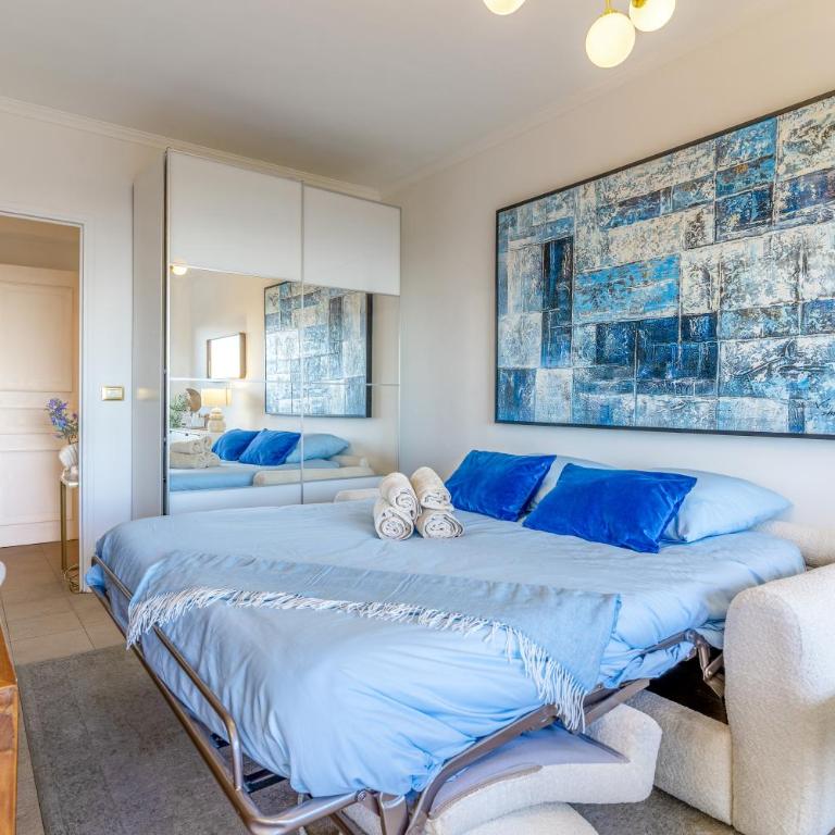 BLUE RIVIERA - vue mer - proche centre et gare - Appartement 1 Chambre - 24