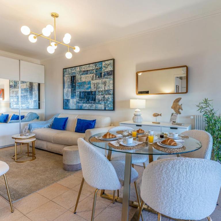 BLUE RIVIERA - vue mer - proche centre et gare - Appartement 1 Chambre - 4