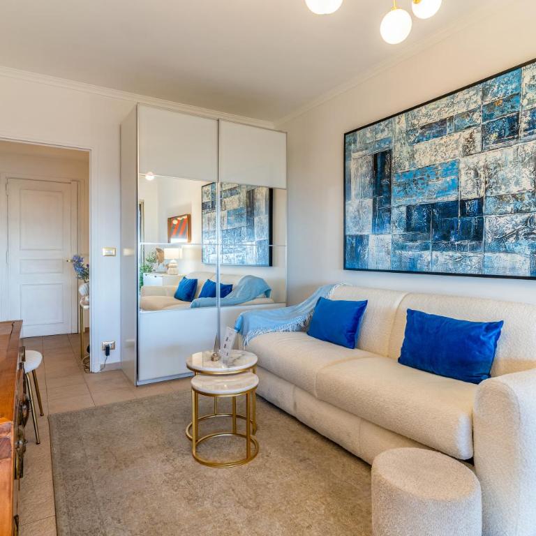 BLUE RIVIERA - vue mer - proche centre et gare - Appartement 1 Chambre - 10