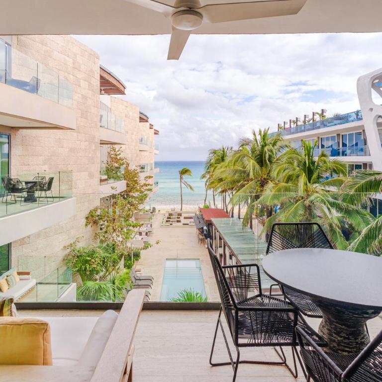 Hyatt Centric Playa del Carmen - Downtown House & Beach House - Chambre avec 2 Lits Queen-Size - Vue Partielle sur Océan - Beach House - 2