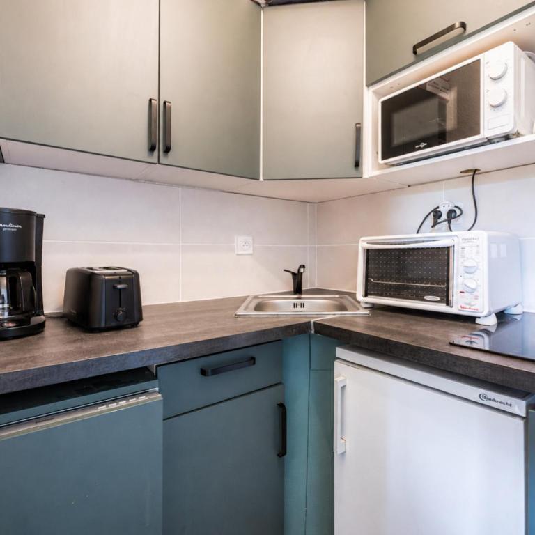 Studio, animaux admis, vue pistes - 4+1 pers. - Studio - 13