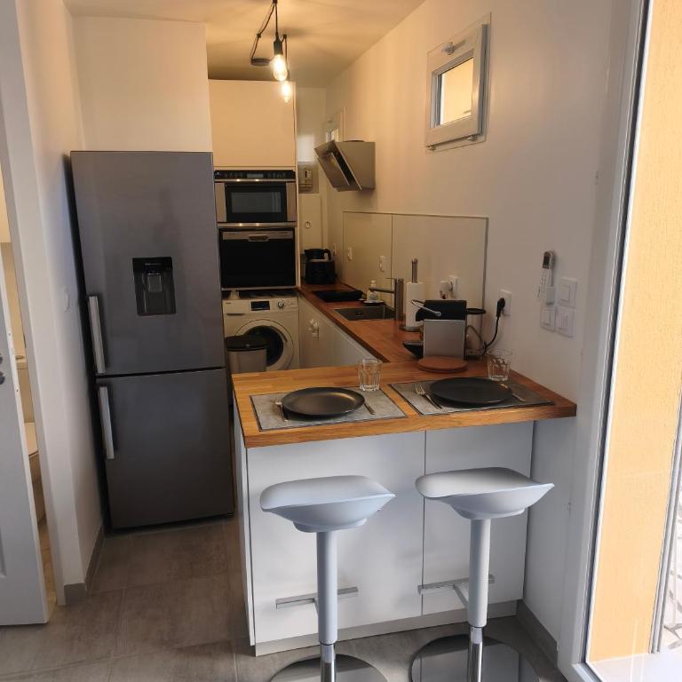 Proche des plages et du centre - Clim - Jardin - Apartamento de 1 dormitorio - 7