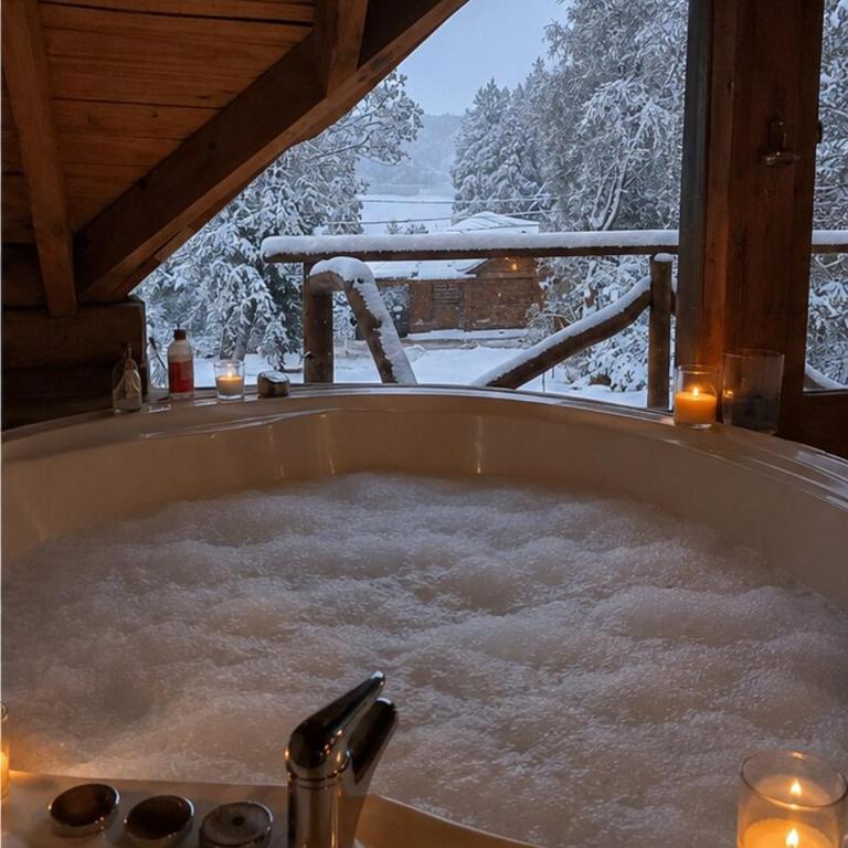 Casa con vista al lago y suite con jacuzzi - Casa con 1 dormitorio - 20