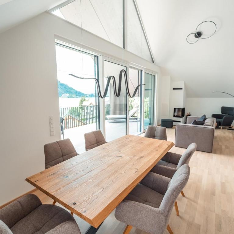 Montelago, Penthouse am Ossiacher See mit Kamin, Seeblick, Seezugang - Apartment mit 2 Schlafzimmern und Seeblick - 30