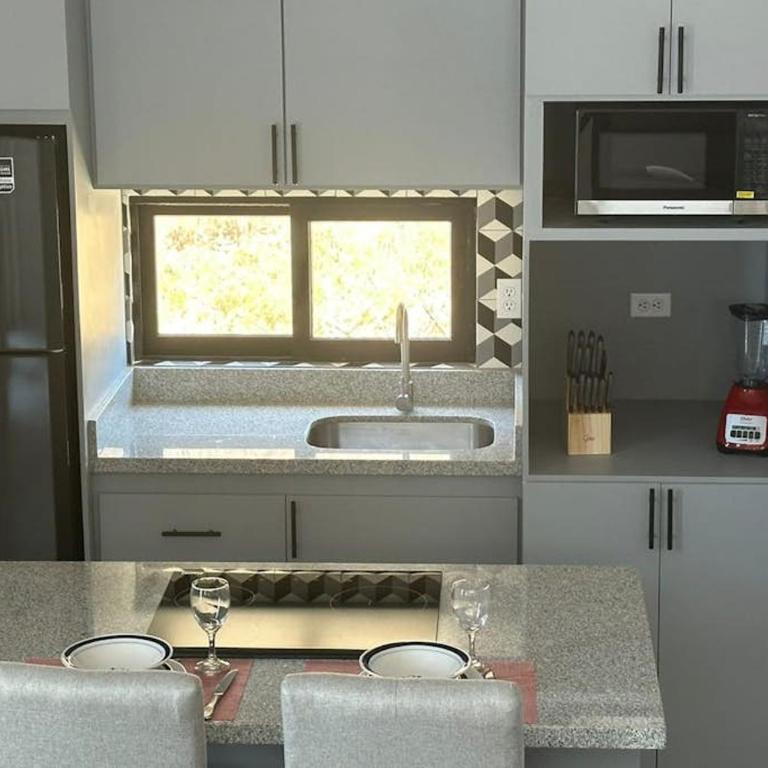 Dog-Friendly Loft with Rooftop Infinity Pool, Gym, Balcony & Central AC - Ferienhaus - 3