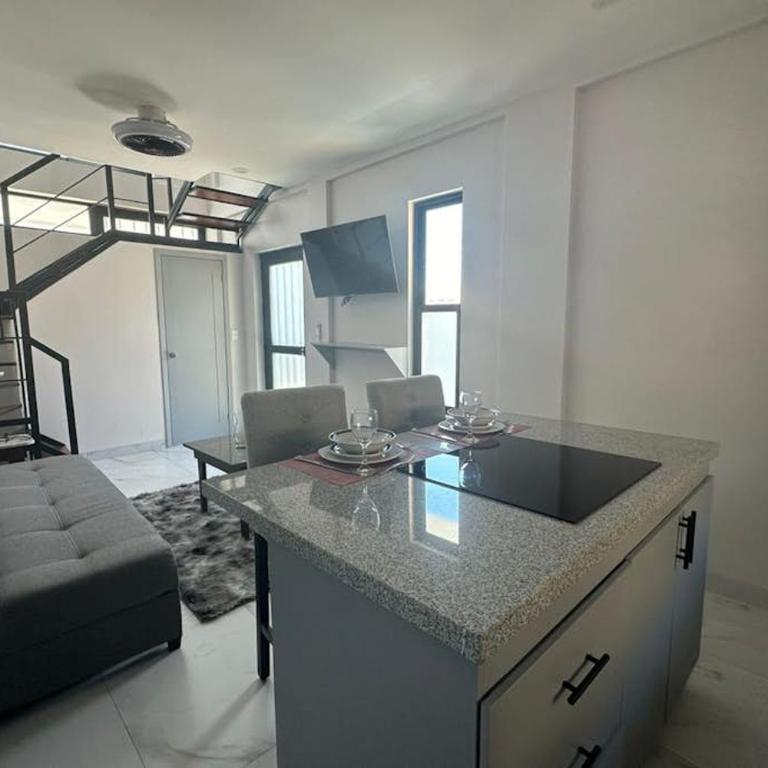 Dog-Friendly Loft with Rooftop Infinity Pool, Gym, Balcony & Central AC - Ferienhaus - 4