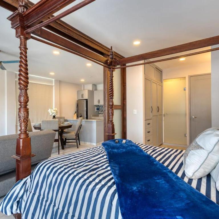 Dog-friendly Apartment with Rooftop Infinity Pool, Gym, Central AC & Balcony - Casa - 9