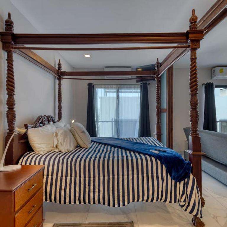 Dog-friendly Apartment with Rooftop Infinity Pool, Gym, Central AC & Balcony - Casa - 12