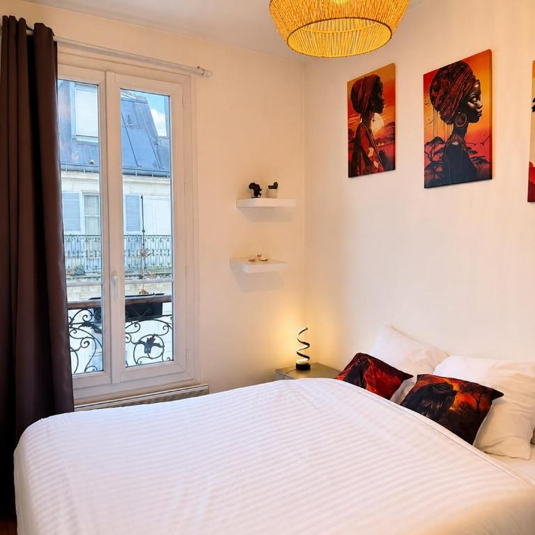 Étoile Montmartre- Vue Tour Eiffel - 3 min du Sacré-Cœur - Appartement 1 Chambre - 3