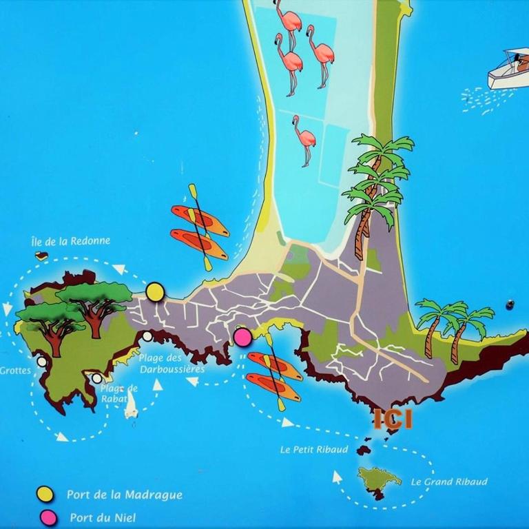 T1 - Presqu'île de Giens - La Tour Fondue - Apartment mit 1 Schlafzimmer - 40