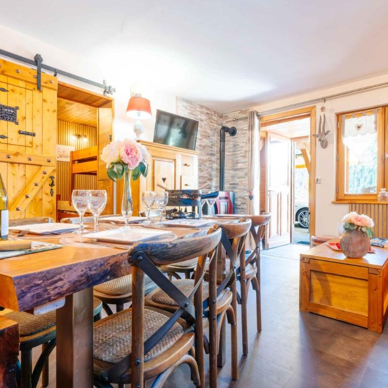 Bas De Chalet Lout'Chi Valfréjus - Appartement 2 Chambres avec Vue sur la Montagne - 8