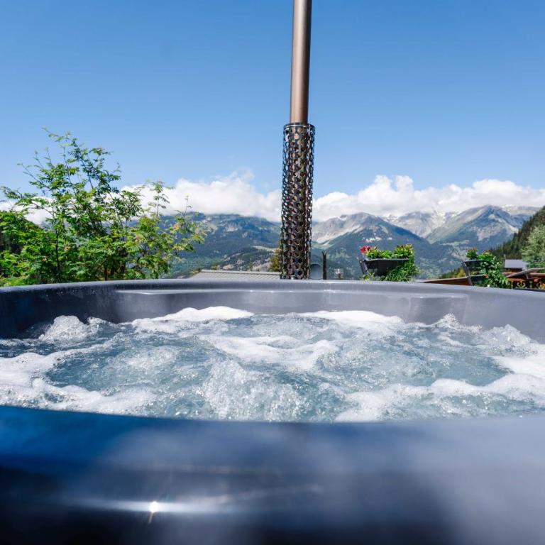 Bas De Chalet Lout'Chi Valfréjus - Appartement 2 Chambres avec Vue sur la Montagne - 26