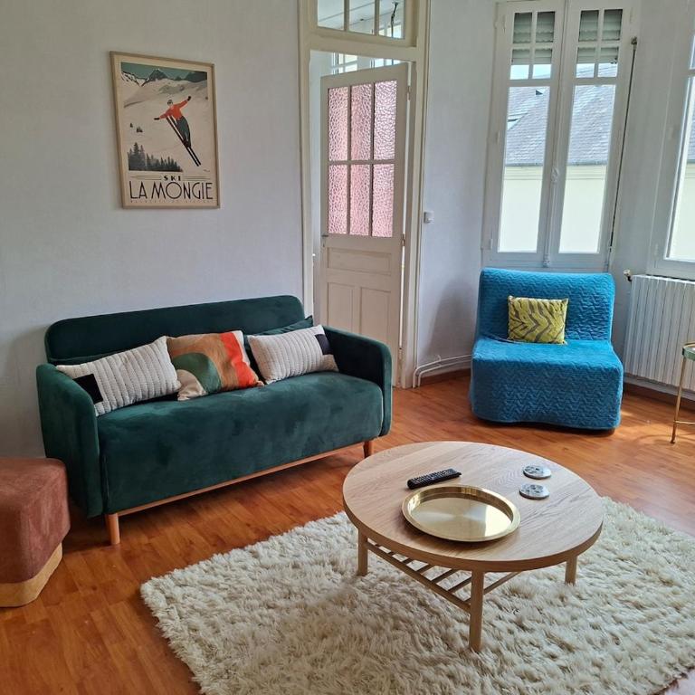 Appartement T2 cosy vue montagne, proches Adour, thermes à 5 min, centre ville 3 min, 1er étage - Apartment mit 1 Schlafzimmer - 21