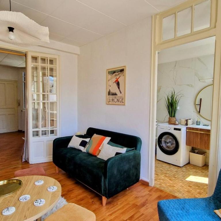 Appartement T2 cosy vue montagne, proches Adour, thermes à 5 min, centre ville 3 min, 1er étage - Apartment mit 1 Schlafzimmer - 26