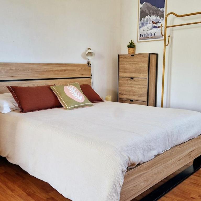 Appartement T2 cosy vue montagne, proches Adour, thermes à 5 min, centre ville 3 min, 1er étage - Apartment mit 1 Schlafzimmer - 33