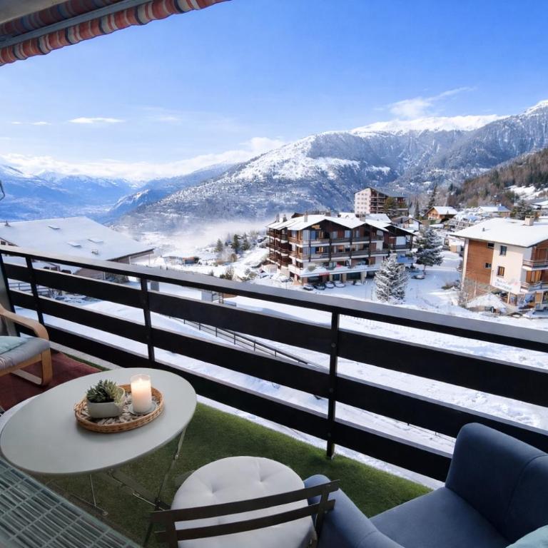Vue Alpes imprenable - Centre - 4 Vallées - Appartamento con 1 Camera da Letto - 9