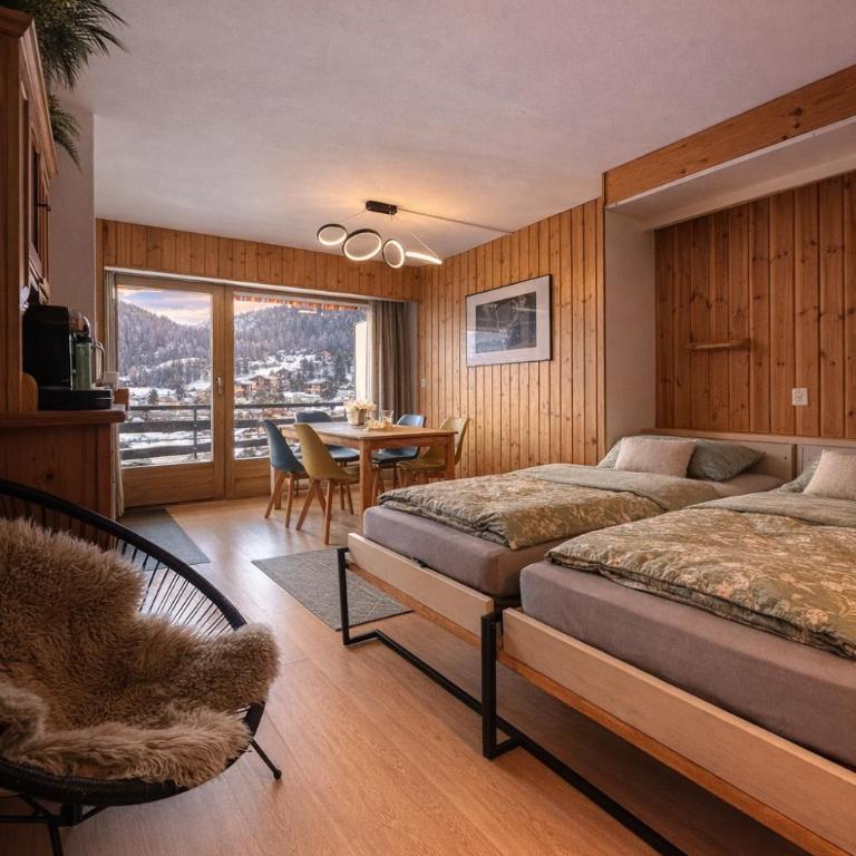 Vue Alpes imprenable - Centre - 4 Vallées - Appartamento con 1 Camera da Letto - 4