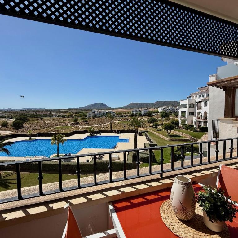 Stylish apartment with amazing pool view, Hacienda Riquelme Golf Resort - Apartment mit 2 Schlafzimmern - 13