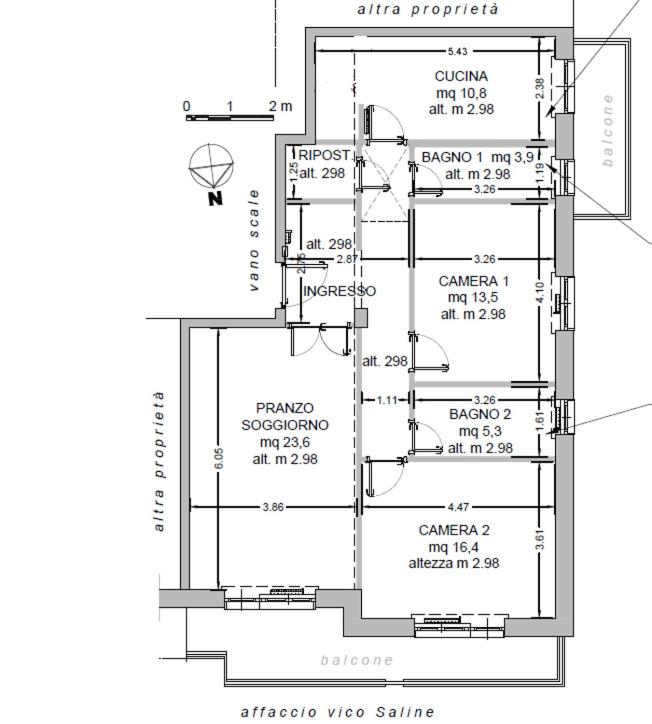 Le Saline - Appartamento con 2 Camere da Letto e Balcone - 35