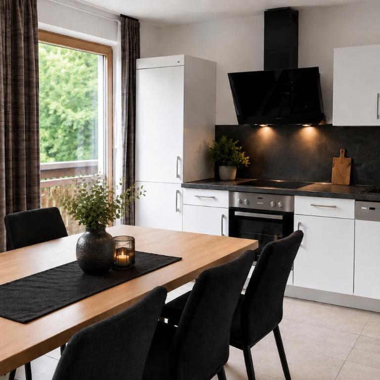 Appartments Am Bach - Apartment mit 2 Schlafzimmern und Balkon - 9