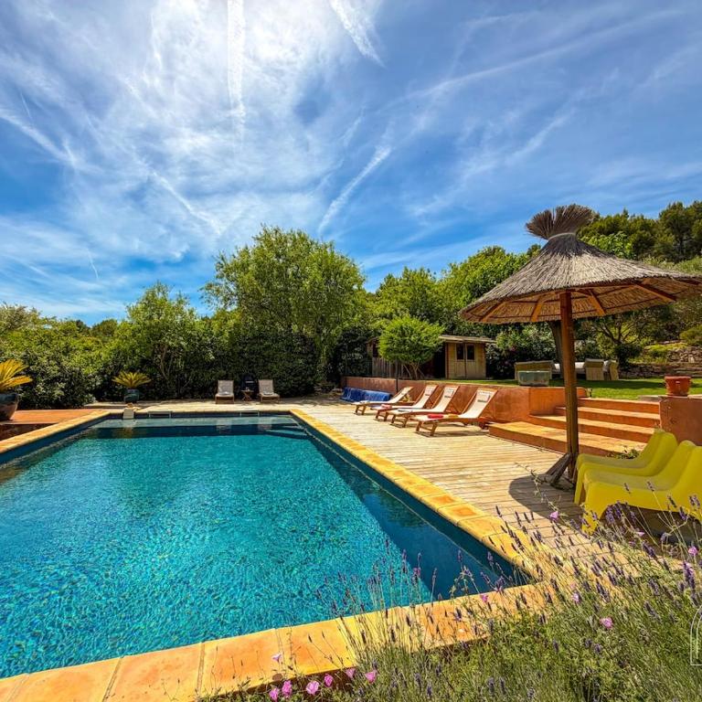 Villa climatisée avec piscine à Sanary-sur-Mer - Four-Bedroom Vacation Home - 39