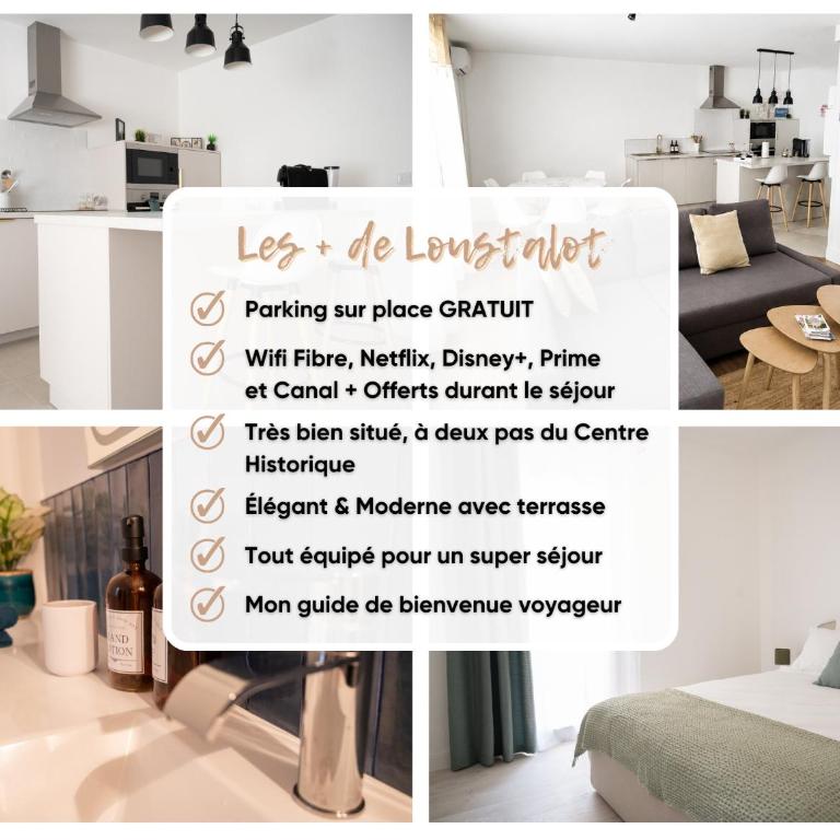 Loustalot - Appartement lumineux 3 chambres - Parking Gratuit - Appartement 3 Chambres - 27