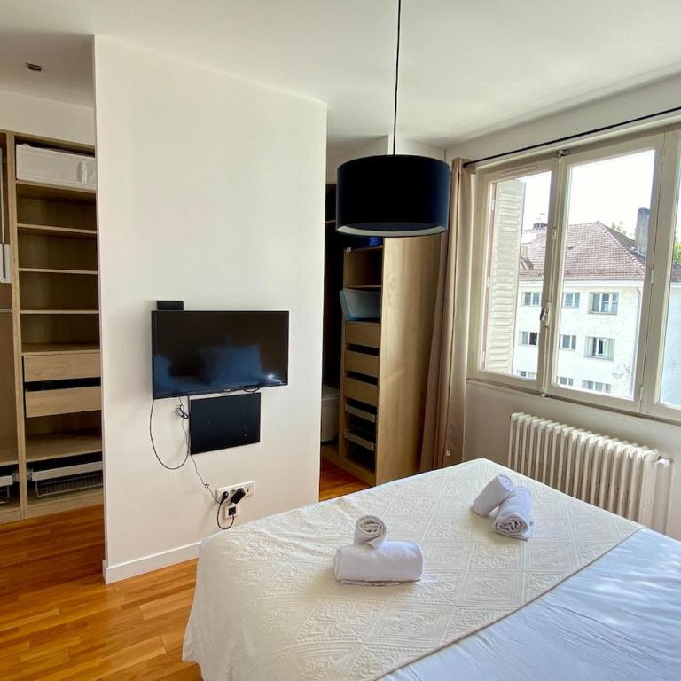 Le Jane : Centre ville, Garage, Balcon - Apartment mit 3 Schlafzimmern - 14