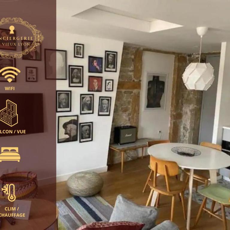 Superbe T2, Climatisation, vue Fourvière - Appartement 1 Chambre - 1