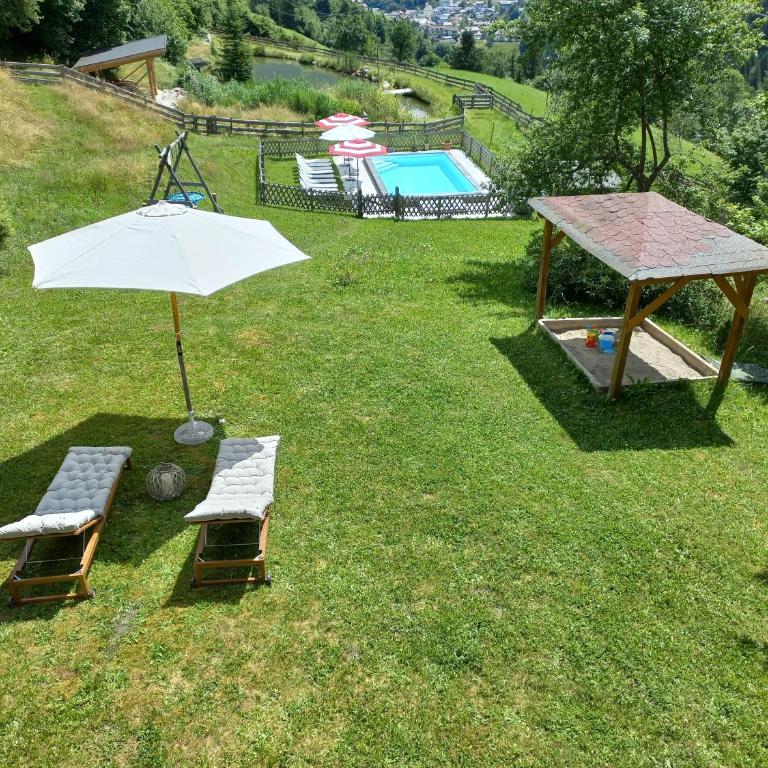 Landhof Kreuzsalgut - Apartment mit 1 Schlafzimmer und Gartenblick - 13