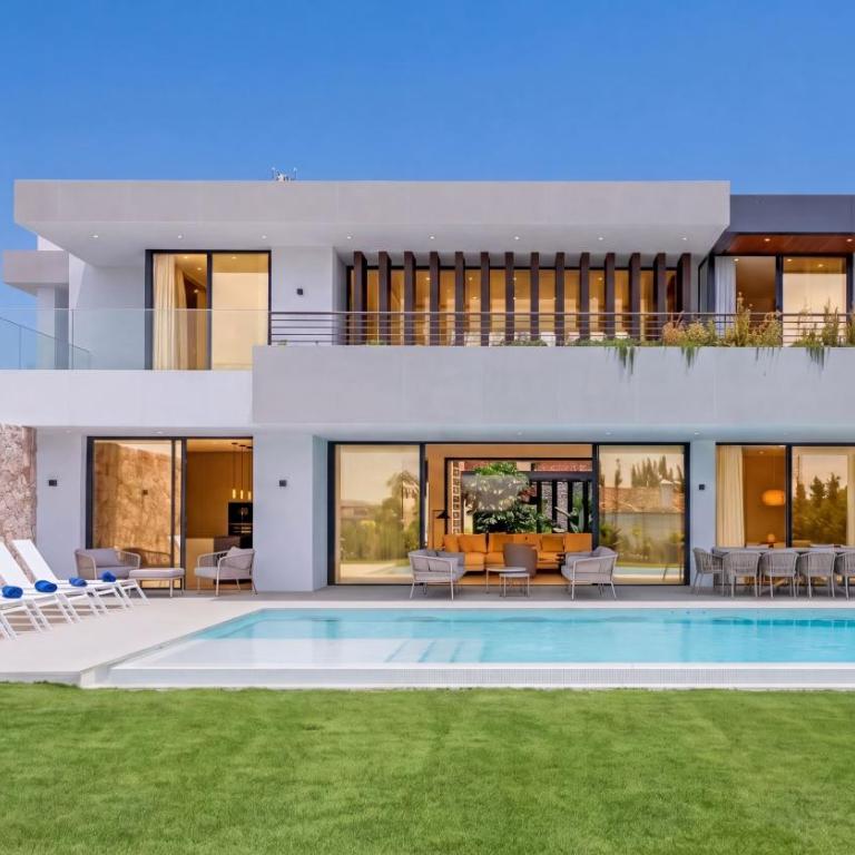 VACATION MARBELLA I Villa Trophy, Built in 2026, Private Turquoise Pool, 6BDR, Walking Distance to Los Naranjos, Minutes from Puerto Banus, Luxury Interiors, Private GYM, Lounge Bar - Villa Superior - 1