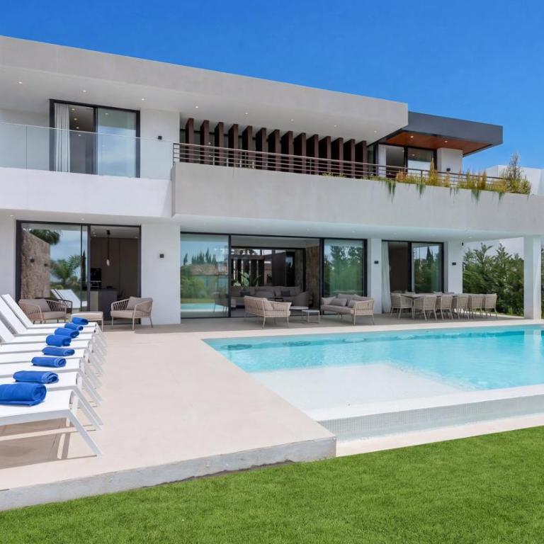 VACATION MARBELLA I Villa Trophy, Built in 2026, Private Turquoise Pool, 6BDR, Walking Distance to Los Naranjos, Minutes from Puerto Banus, Luxury Interiors, Private GYM, Lounge Bar - Villa Superior - 38