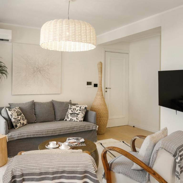 Luxurious Bohemian Residence with Pool - Apartman sa 2 Spavaće Sobe, Terasom i Pogledom na More - 5