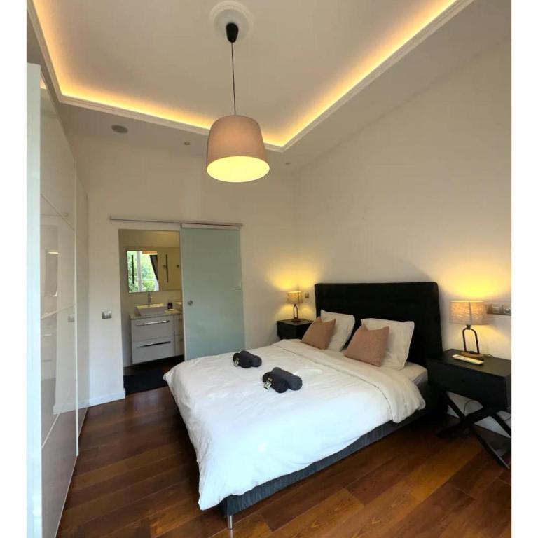 Beautiful Modern 4 Bedroom Apartment in Contemporary Villa with AC Balcony and Free Parking - Appartement - Vue sur Jardin - 5