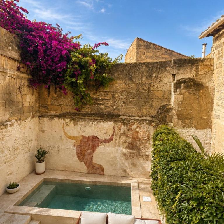 Town House with Private Pool in Arles Center - Four-Bedroom House - 3